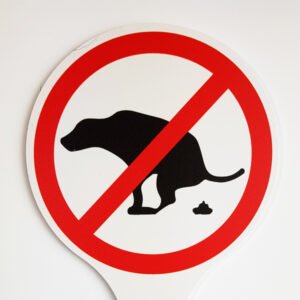 Įsmeigiamas ženklas "nešikti"